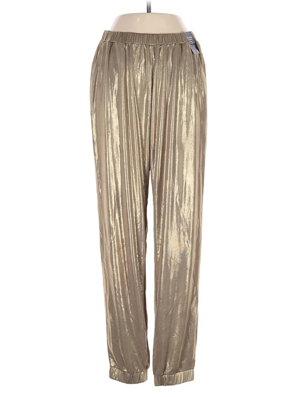 ✨ NWT New York & Company Gold Metallic Pants | High Rise Luxe ✨